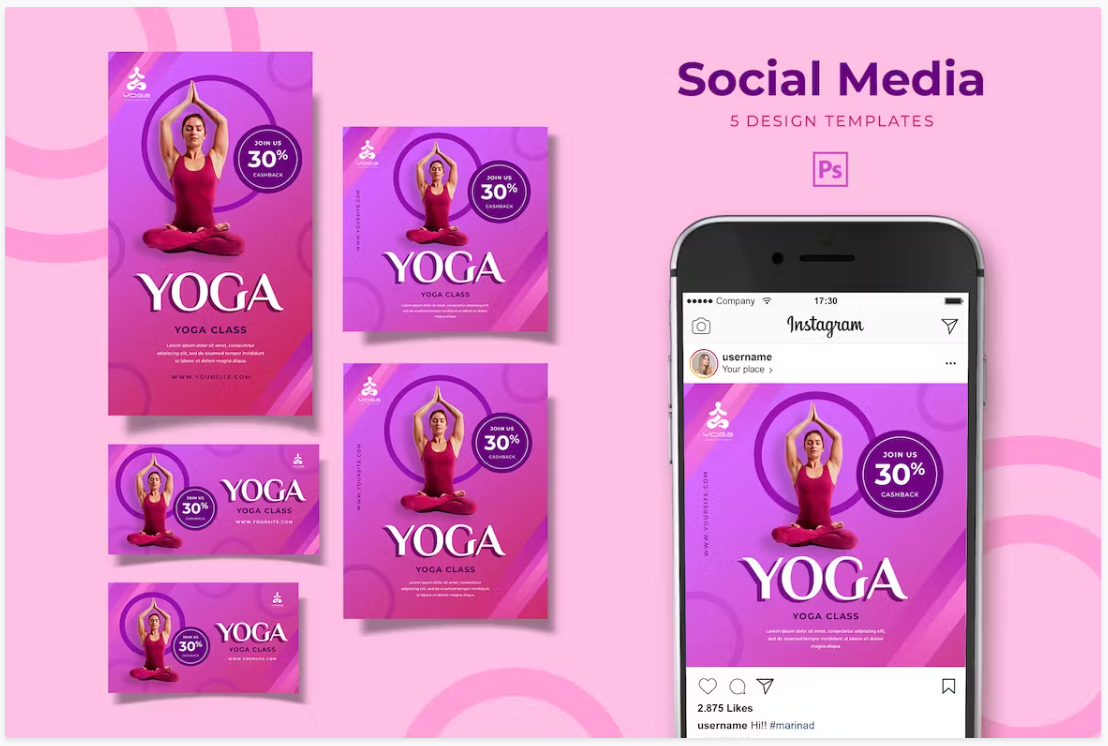 SOCIAL MEDIA YOGA 3D Virtual Tour Company